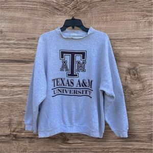 Vintage Texas A&M Crewneck Sweatshirt Gray Size Xl